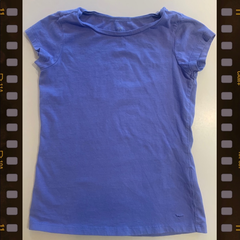Scout & Ro periwinkle capsleeve tee